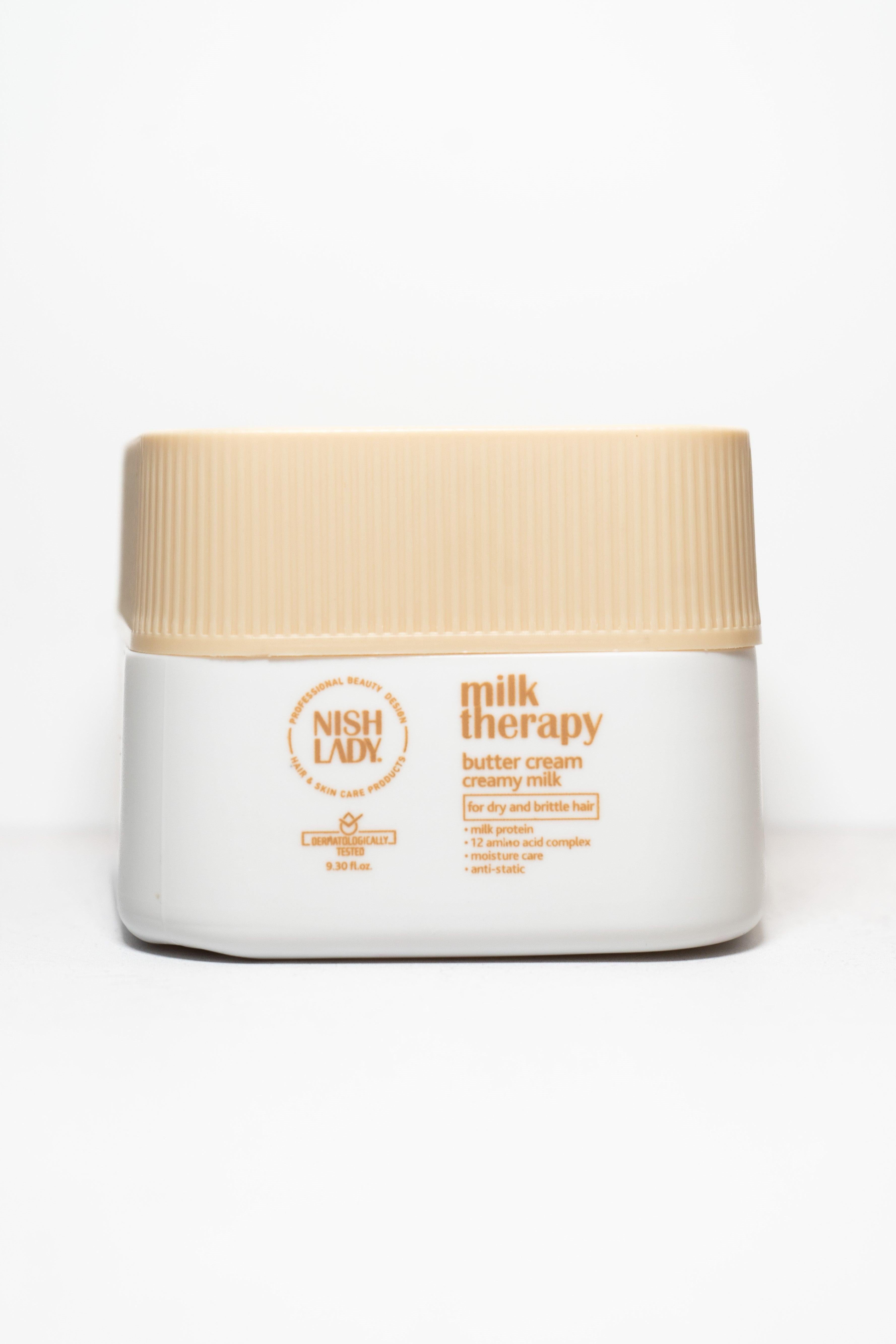 Masca pentru parul fragil- NISH LADY - MILK THERAPY - 275 ml