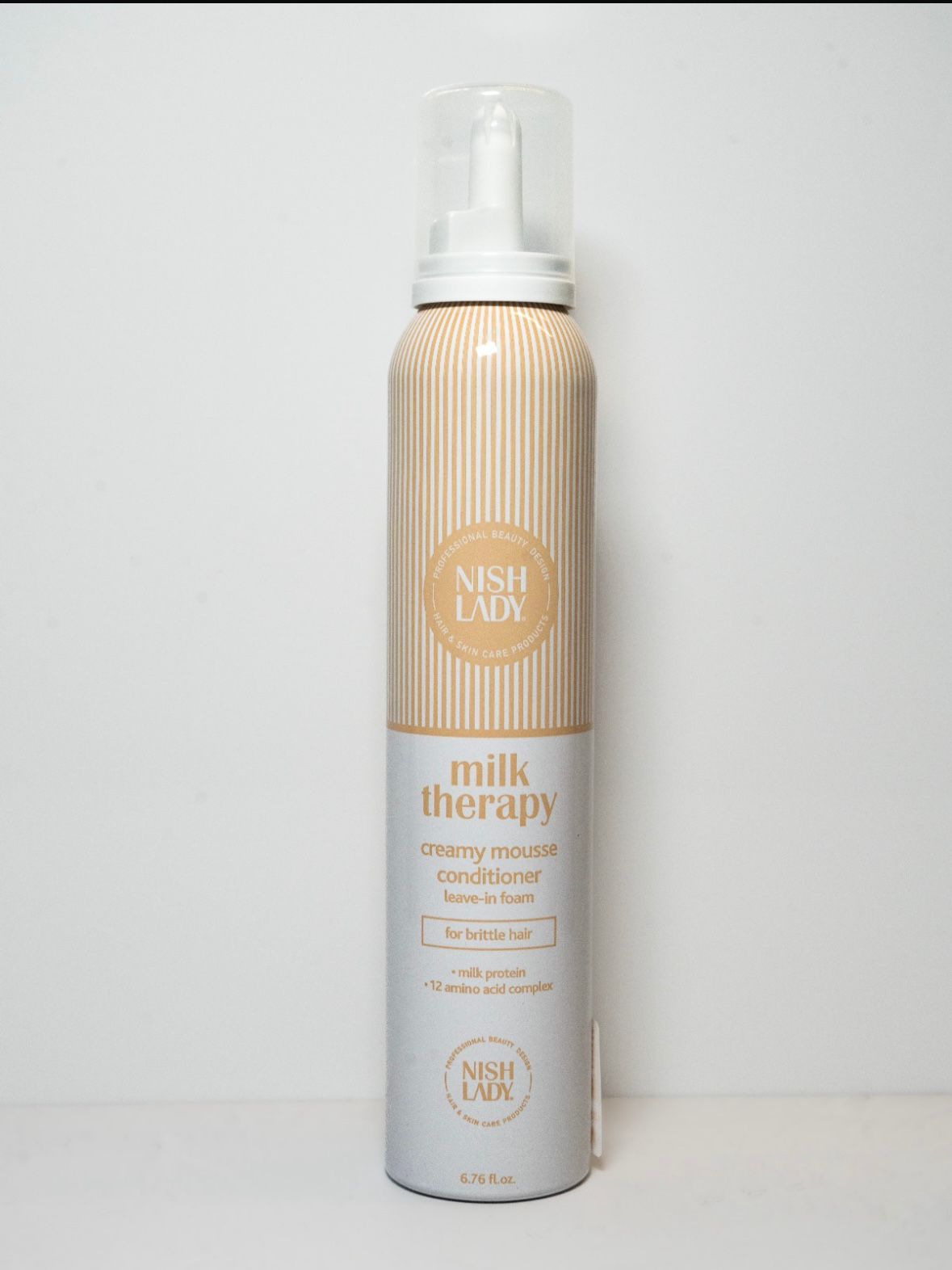 Balsam de par crema- spumant - NISH LADY - Milk Therapy - 200 ml