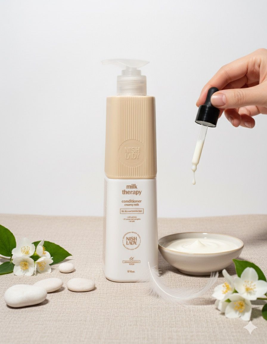 Balsam pentru par - NISH LADY - Milk Therapy - 503 ml