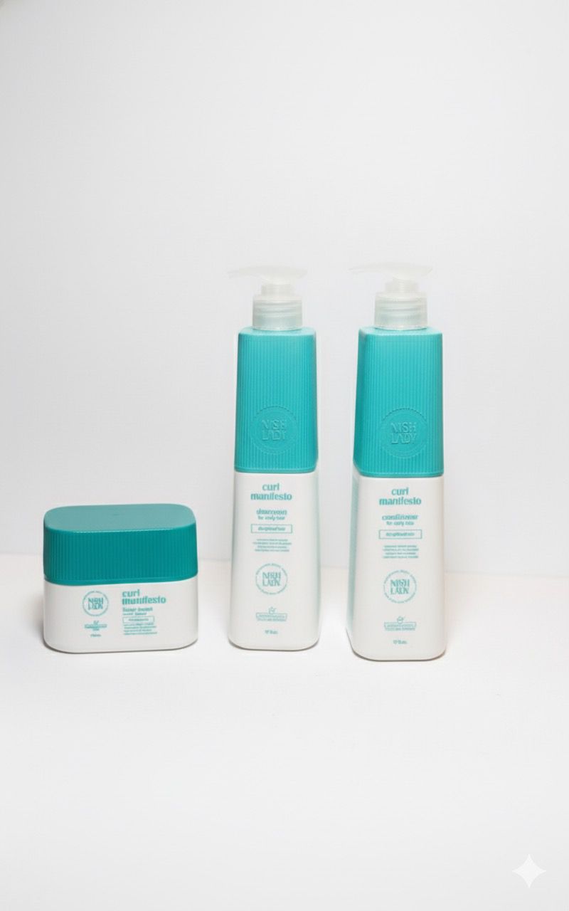 Set sampon, balsam si masca de par - Curl Manifesto - NISH LADY