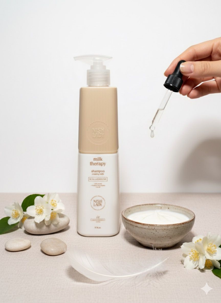 Balsam pentru par - NISH LADY - Milk Therapy - 947 ml