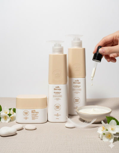 Set Șampon, Balsam & Mască Milk Therapy – NISH LADY - Glowify